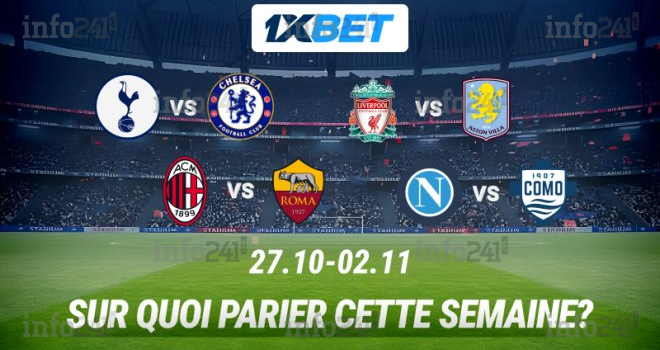 Le derby londonien, le choc des leaders de Serie A à Milan et plus encore : les affiches des matchs phares de la semaine