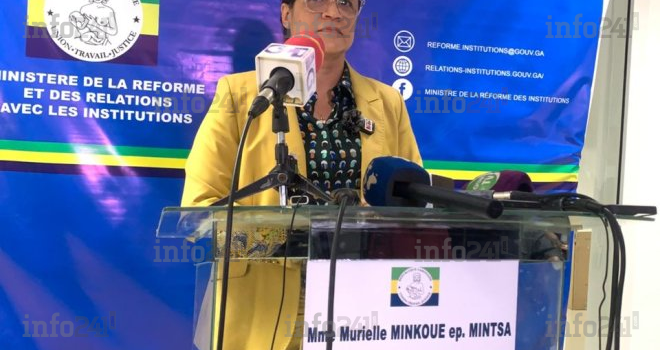 Réformes institutionnelles : Murielle Minkoué précise le calendrier post-transition