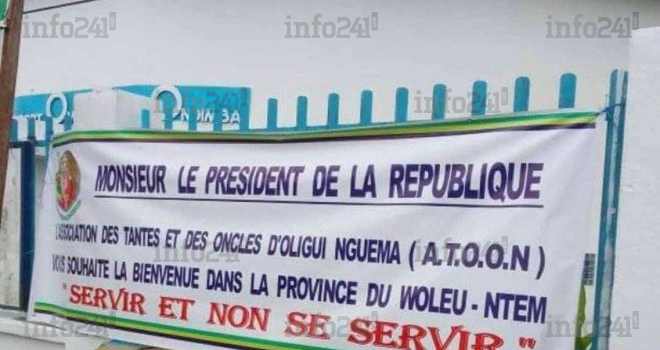 Oligui Nguema chaudement accueilli à Oyem par ATOON, l’association de ses tantes et oncles